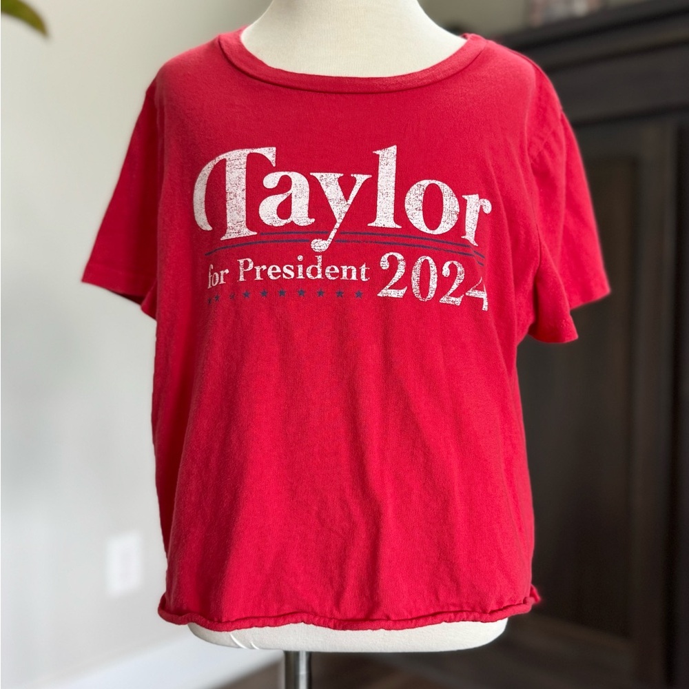 Girls XL Taylor Swift for Preseident Red Kids T-Shirt